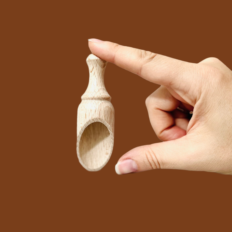 Dosatore in legno di faggio FSC