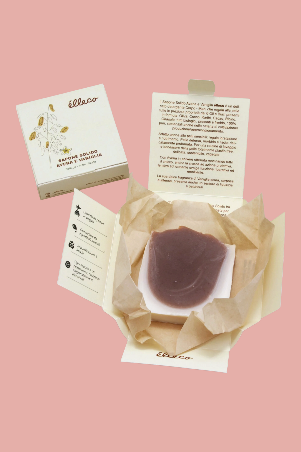 Sapone Avena e Vaniglia solido