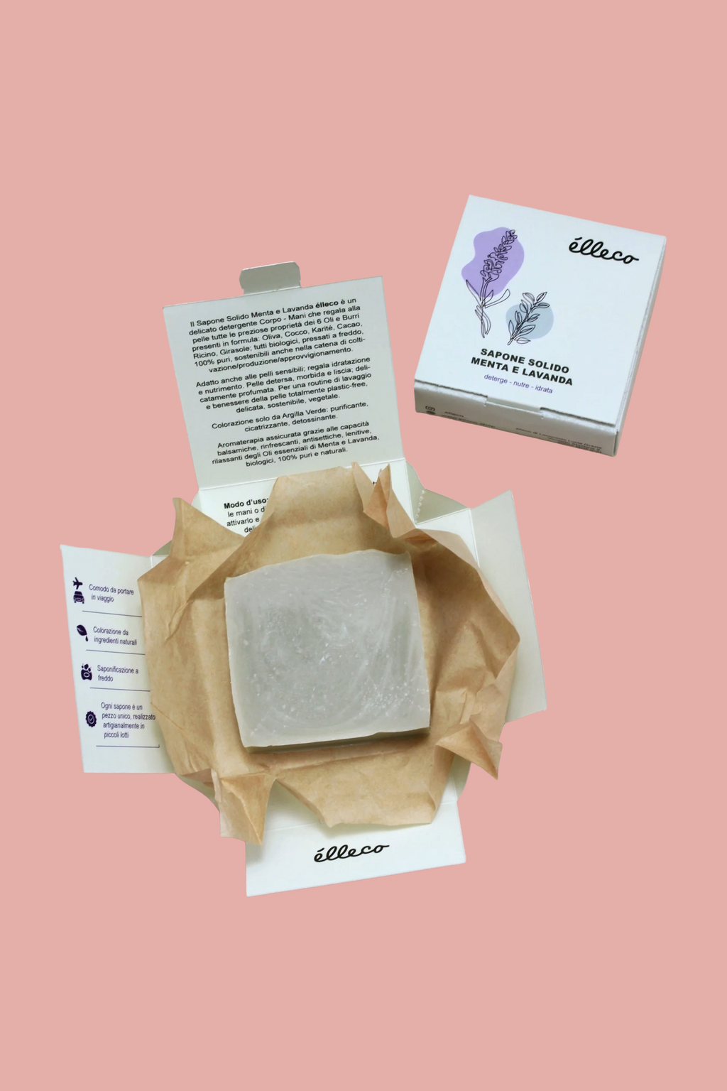 Sapone menta e lavanda