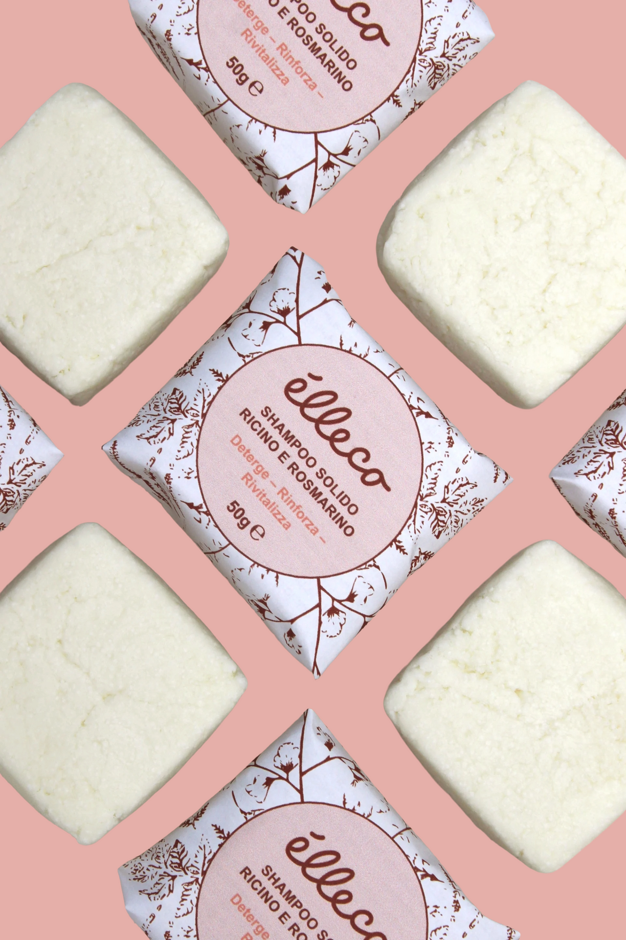 Shampoo ricino- rosmarino solido